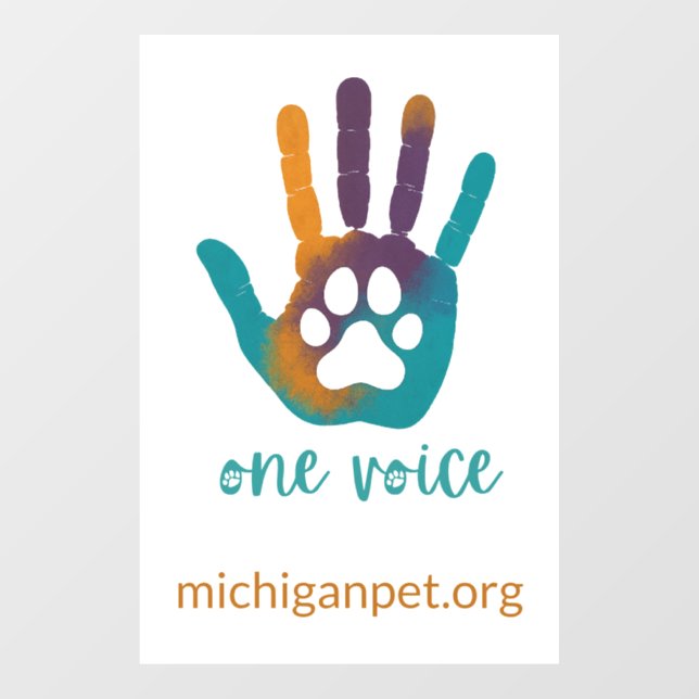 MPA One Voice Window Cling (Sheet)