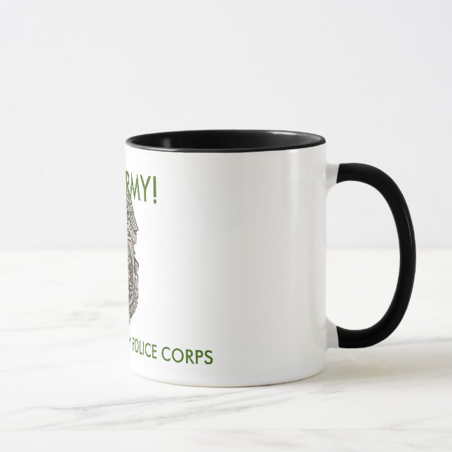 MPBadge, GO ARMY!, U.S ARMY MILITARY POLICE CORPS Mug (Right)