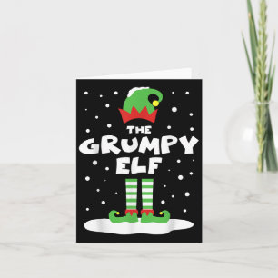 Mpy Elf Matching Group Family Holiday Xmas Costume Card