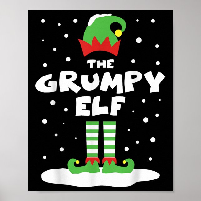 Mpy Elf Matching Group Family Holiday Xmas Costume Poster (Front)