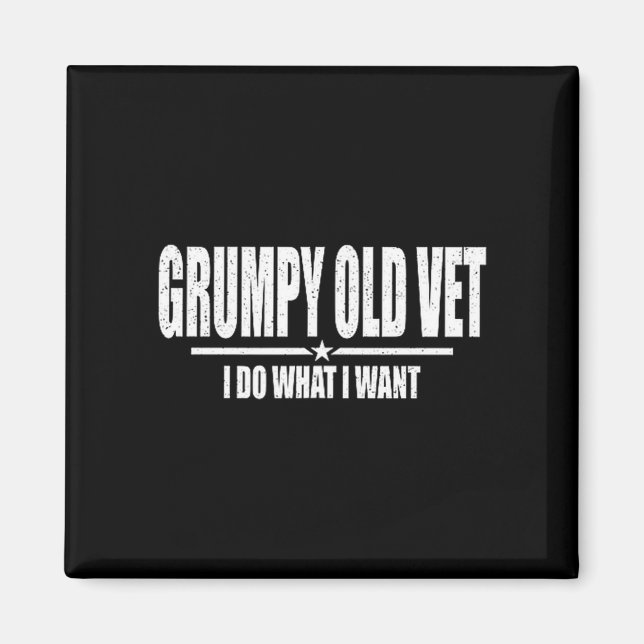 Mpy Old Vet  Magnet (Front)