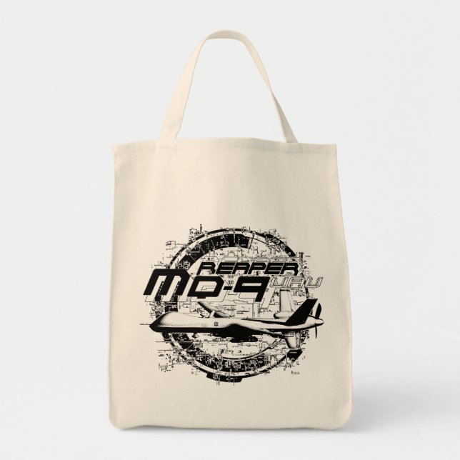 MQ-9 Reaper Tote Bag (Front)