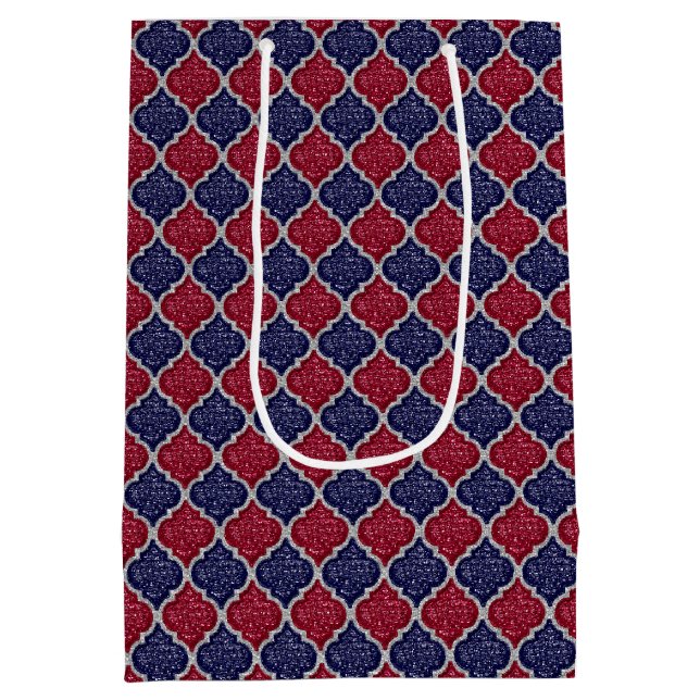 MQF Sequins-Blue-Raspberry-Silver-GIFT BAG M (Back)