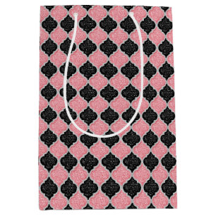MQF Sequins-DUSTY PINK-BLACK-WHITE-GIFT BAG M