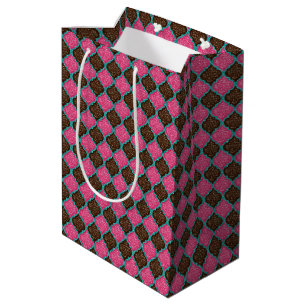 MQF Sequins-Pink-Chocolate-Aqua-GIFT BAG M