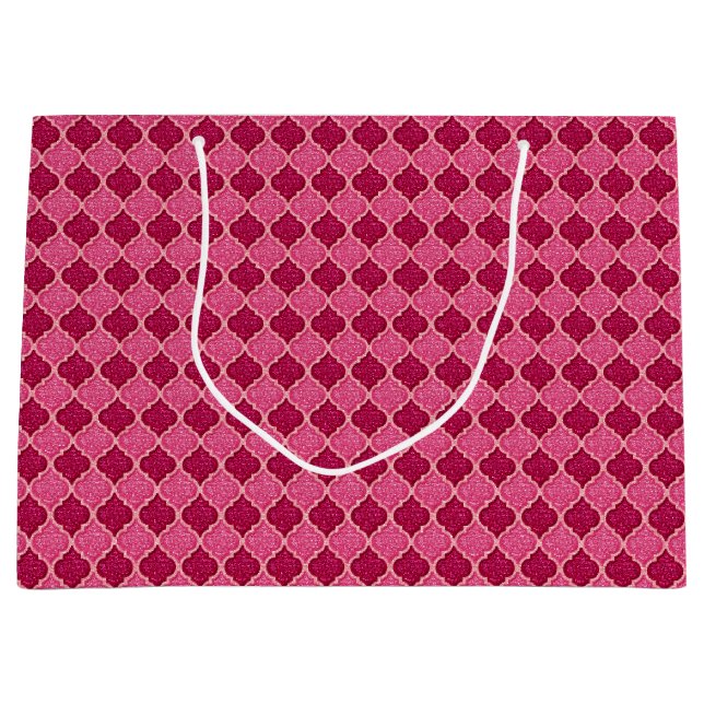 MQF Sequins-Pink-Magenta-GIFT BAG L (Front)