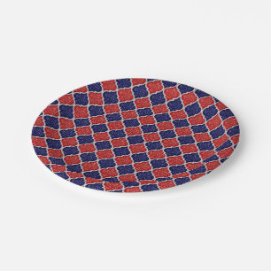 MQF Sequins-RW-DARK BLUE-PAPER PLATES