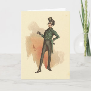 Mr. Alfred Jingle from The Pickwick Papers Card
