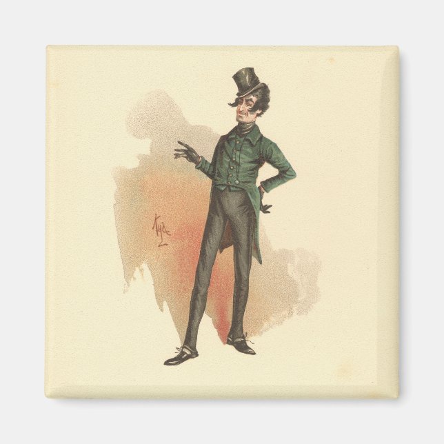 Mr. Alfred Jingle from The Pickwick Papers Magnet (Front)