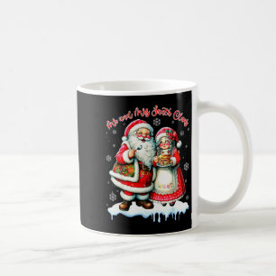 Mr & Mrs Santa Claus Christmas Matching Couple Coffee Mug
