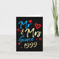 Mr & Mrs Since 1999 Couples 23rd Wedding Anniv