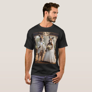 Mr And Miss Kangaroo Wedding, Bucks Night Tshirt