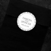 Mr and Mr Simple Modern Black White Party