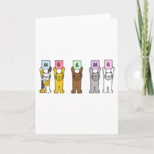 Mr and Mr Wedding Congratulations. Card