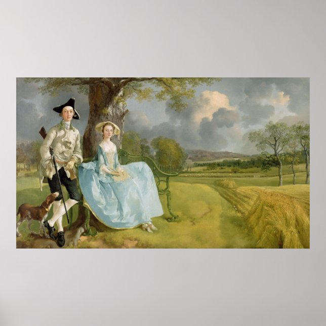 Mr and Mrs Andrews, c.1748-9 Poster (Front)