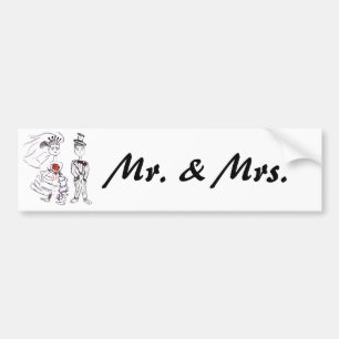 Mr. and Mrs. Bumper Sticker