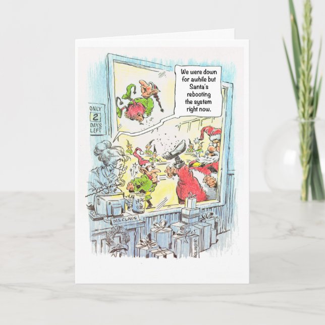 Mr. and Mrs Claus Christmas card (Front)