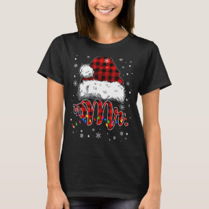 Mr and Mrs Claus Christmas Couples Matching Pajama T-Shirt