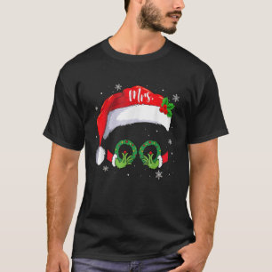 Mr and Mrs Claus Couples Matching Christmas Pajama T-Shirt