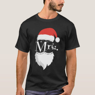 Mr And Mrs Claus Couples Matching Christmas Pajama T-Shirt