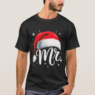 Mr And Mrs Claus Couples Matching  T-Shirt