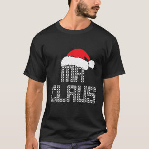 Mr And Mrs Claus Family Matching Pyjamas Xmas Sant T-Shirt