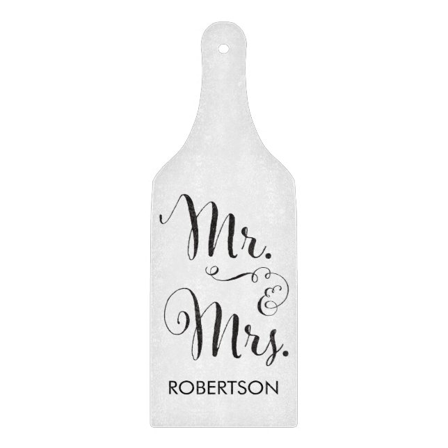 Mr. and Mrs. Cutting Board (Front)