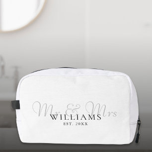 Mr And Mrs Established Wedding Dopp Kit