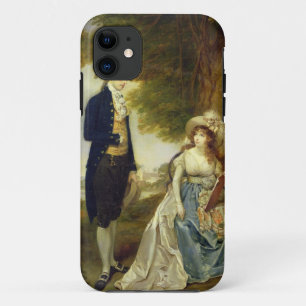 Mr and Mrs Fraser, c.1785-90 (oil on canvas) iPhone 11 Case