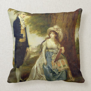 Mr and Mrs Fraser, c.1785-90 (oil on canvas) Cushion