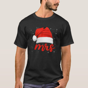 Mr and Mrs Funny Claus Couples Matching Christmas T-Shirt