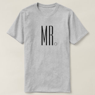 Mr and Mrs matching shirts