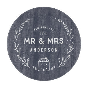 Mr and Mrs new home Cutting Board
