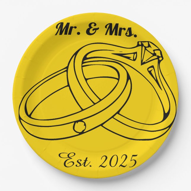 Mr. and Mrs. Paper Plate (Front)
