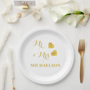 Mr. and Mrs. Paper Plate