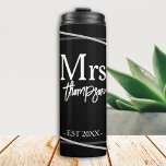 Mr and Mrs Personalised Wedding Gift For Couple Thermal Tumbler<br><div class="desc">Do you have a couple that you are close to and want to give them the best wedding gift ever? Why not get them personalised tumblers! Not only is it a great way to show your love for them, but it's also a unique and personal gift. Plus, it can be...</div>