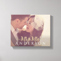 Mr. and Mrs. Photo with Name