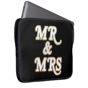 Mr. and Mrs. Protect Your Tech in Style Laptop Sleeve