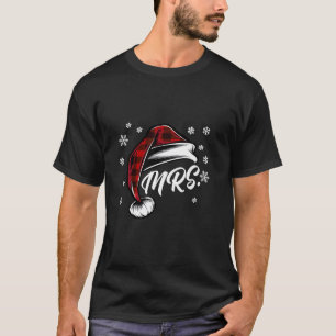 Mr and Mrs Santa Claus Christmas Couples Matching  T-Shirt