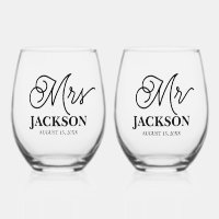Mr and Mrs Wedding Keepsake