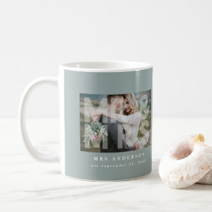 Mr and Mrs wedding photo favor gift Coffee Mug