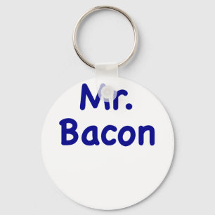 Mr. Bacon Key Ring