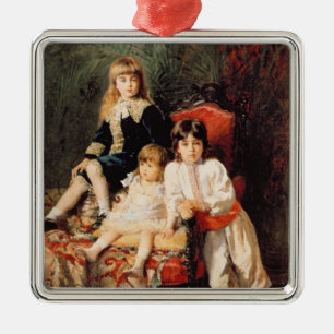 Mr. Balashov's Children, 1880 Metal Ornament