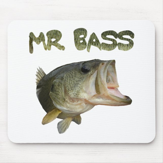 Mr Bass Mouse Pad (Front)