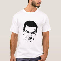 Mr. Bean Face Stencil Pop Art