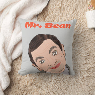 Mr. Bean (Rowan Atkinson) Fan Art Cushion