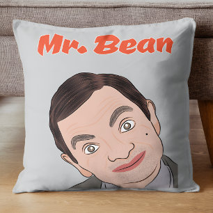 Mr. Bean (Rowan Atkinson) Fan Art Cushion