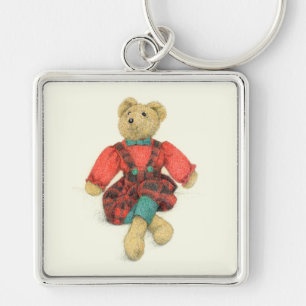 MR. BEAR Premium Square Keychain