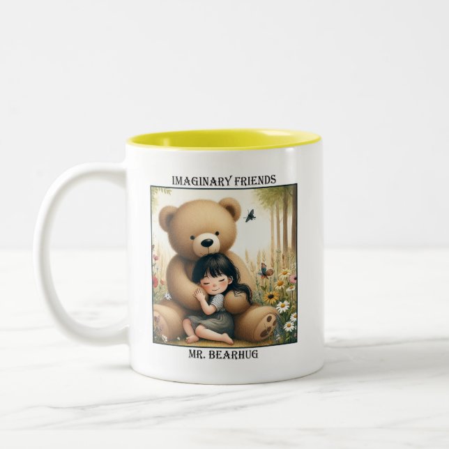 Mr. Bearhug Two-Tone Coffee Mug (Left)