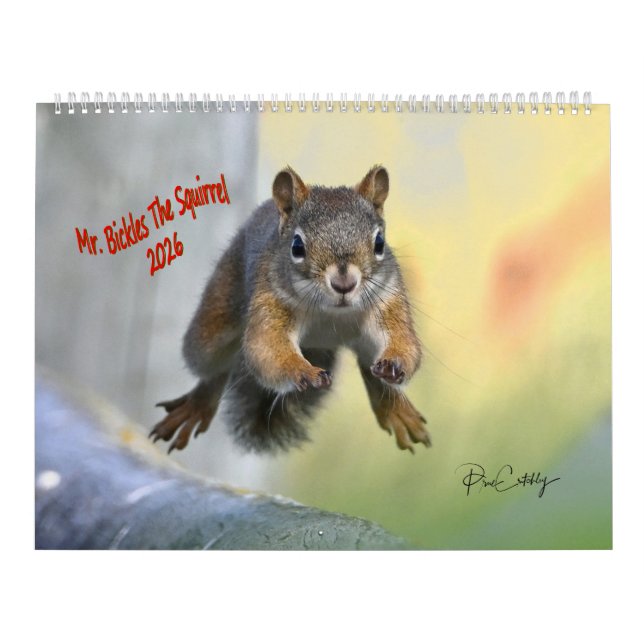 Mr. Bickles The Squirrel 2026 calendar large  (Cover)